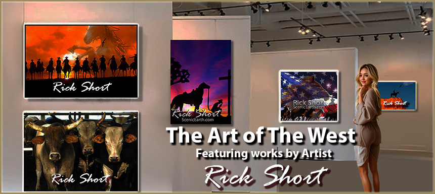 Paintings by Artist Rick Short of the American West